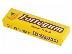 Резинка жевательная Lotte Gum Banana 12,5г 1 шт