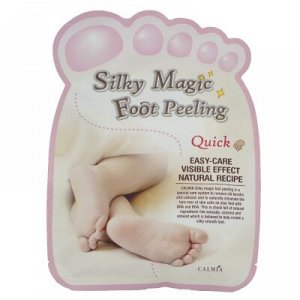 CALMIA, Носочки для педикюра Silky Magic Foot Peeling [Quick Type] (20 мл*2)