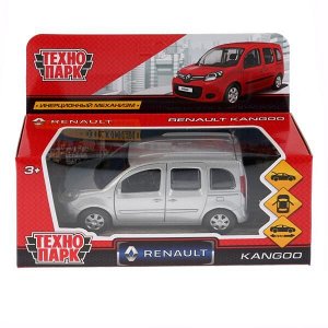 KANGOO-SL ТМ Технопарк. Машина металл "RENAULT KANGOO" 12см, открыв. двери, инерц., СЕРЕБР. в кор в кор.2*36шт