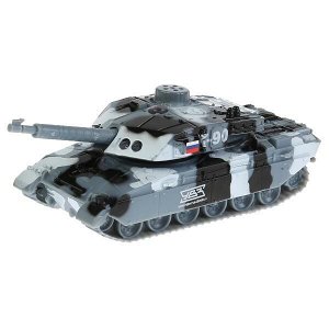 CT10-029-1(19) Машина металл свет-звук ТАНК t-90 13 см, подвиж. дет., инерц., кор. Технопарк в кор.2*24шт