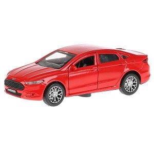 MONDEO-RD Машина металл FORD MONDEO, длина 12 см, откр дв, багаж, инерц, красный. Технопарк в кор.2*36шт