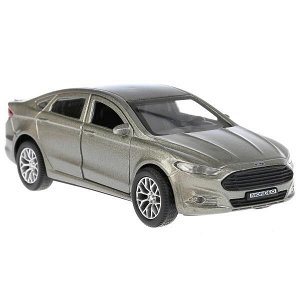 MONDEO-GY Машина металл FORD MONDEO, длина 12 см, откр дв, багаж, инерц, серый. Технопарк в кор.2*36шт