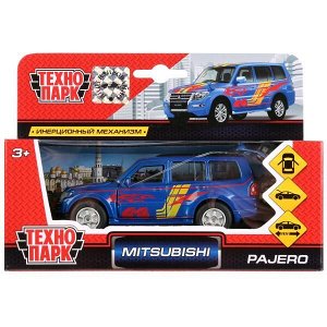 Технопарк. Модель "Mitsubishi Pajero Sport" арт.SB-17-61-MP-S-WB 12см,открыв.двери и багажник,инерц.