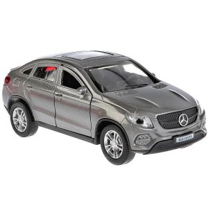 GLE-COUPE-GY Машина металл MERCEDES-BENZ GLE COUPE длин 12 см, двери, багажн, серый, кор. Технопарк в кор.2*36шт