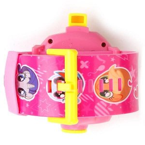 B1266129-R ЧАСЫ "УМКА" MY LITTLE PONY, С ПРОЕКЦИЕЙ, 24 КАДРА, ЦВЕТ В АССОРТ. 2789-B НА КАРТ. в кор.2*144шт