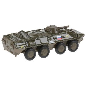 SB-16-19-BTR-G-WB БТР-80 "ТЕХНОПАРК" МЕТАЛЛ. ИНЕРЦ. 12СМ, ПОДВИЖНЫЕ ЭЛЕМЕНТЫ В РУСС. КОР. в кор.2*24шт