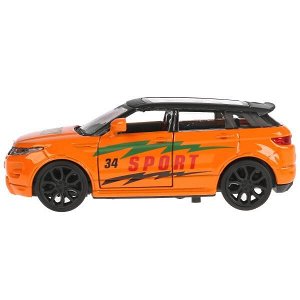 EVOQUE-S Машина металл LAND ROVER RANGE ROVER EVOQUE СПОРТ 12,5см,открыв. двери,инерц. Технопарк в кор.2*36шт