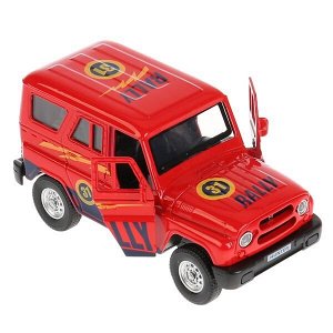 HUNTER-S ТМ Технопарк. Машина металл &quot;UAZ HUNTER СПОРТ&quot; 12см, открыв. двери, инерц. в кор. в кор.2*36шт