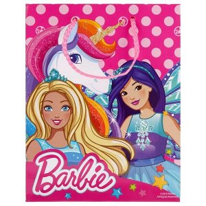 CLRBG-BRB-06-1 ПАКЕТ ПОДАРОЧНЫЙ "ИГРАЕМ ВМЕСТЕ" BARBIE. 18X23X9СМ, ГЛЯНЦЕВЫЙ В ПАК. УП-12ШТ в кор.12уп