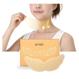 Гидрогелевые патчи Крылья ангела для области шеи с золотом Gold Neck Pack Hydrogel Angel Wings
