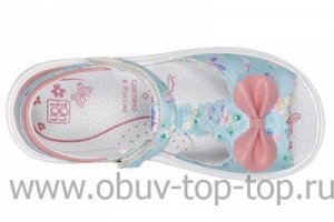Туфли летние дошкольные (27-31) ИК фиолет+цветной