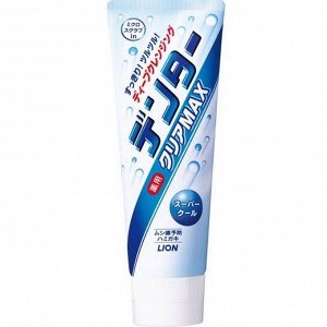 LION Зубная паста "Dental Clear MAX" освежающая мята, вертикальная туба