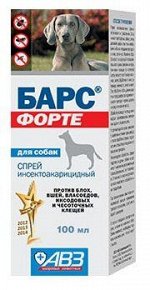 Барс Форте Спрей от блох д/соб 100мл (1/18)