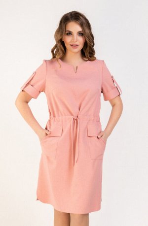 Платье 351/1, розовый загар