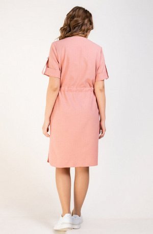 Платье 351/1, розовый загар