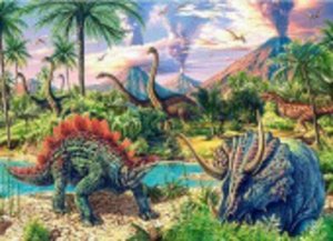 Пазлы 120 МИДИ Динозавры