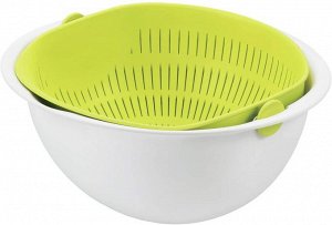 Akebono Sangyo Bowl Green - мисочка для мойки овощей и круп