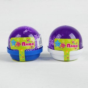 Слайм «Плюх»фиолетовый, капсула с шариками, 40 г