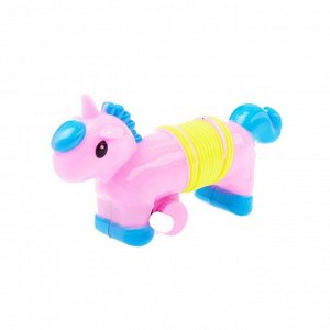 Заводная игрушка «Пони», с пружинкой, МИКС
