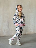 Костюм Victoria с капюшоном розовый