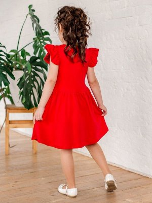 Платье Феечка красный
