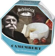 Сыр Камамбер Schonfeld мягкий с белой плесенью 50%