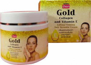 Крем-лифтинг для лица укрепляющий Золото, Коллаген и Витамин Е Gold Collagen Facial Cream Banna 100 мл