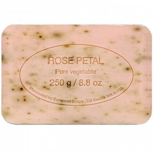 European Soaps, Мыло Pre de Provence с лепестками роз, 8.8 унций (250 г)