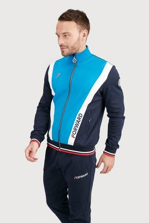 M04110G-NA201 Куртка тренировочная мужская (синий/голубой), 2XL, шт