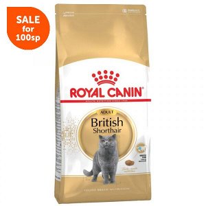Royal Canin British Shorthair сухой корм для взрослых Британских кошек от 1 до 10 лет, 4кг