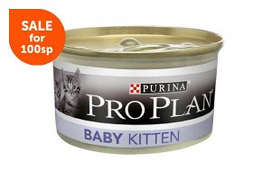 Pro Plan Baby Kitten влажный корм для котят Курица мусс 85гр консервы