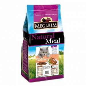 Сухой корм MISTER PET MEGLIUM ADULT для кошек, курица/индейка, 15 кг