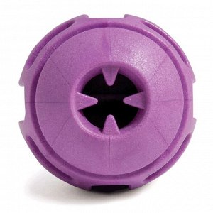 Игрушка для собак Triol AROMA "Мяч с ручкой", TPR, аромат винограда, 8 см, фиолетовая