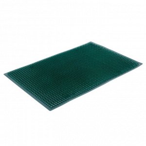 Покрытие ковровое щетинистое «Травка», 39?59 см, цвет тёмно-зелёный