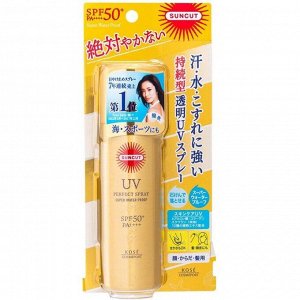 Солнцезащитный спрей для лица и тела KOSE UV Perfect Spray  Super Water Proof 60g