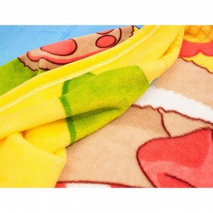 О21-002(21-030) Плед-одеяло детское велсофт 100*100 см