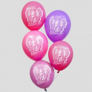 Воздушные шары «С Днем Рождения», ВИНКС, 5 шт., 12"