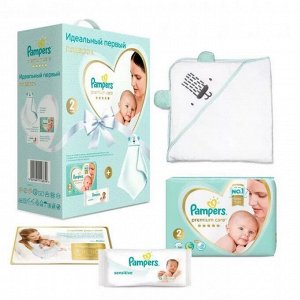 Подарочный набор PAMPERS Подгузники Premium Care Mini (4-8 кг)