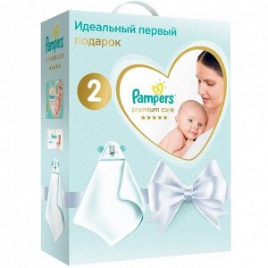 Подарочный набор PAMPERS Подгузники Premium Care Mini (4-8 кг)