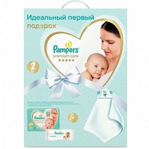 Подарочный набор PAMPERS Подгузники Premium Care Mini (4-8 кг)