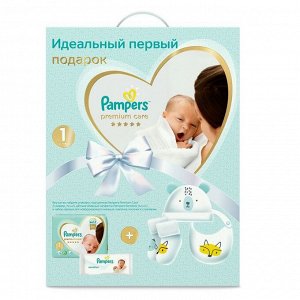 Подарочный набор PAMPERS Подгузники Premium Care Newborn (2-5кг)