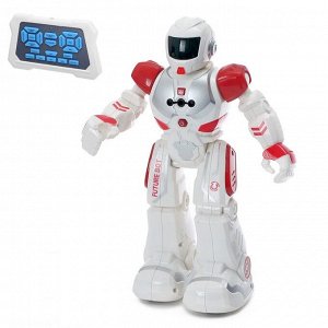 Робот радиоуправляемый «Смарт бот», ходит, световые и звуковые эффекты, русская озвучка, цвет красный