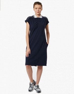 W13410G-NW191 Платье поло женское (синий/белый), L, шт