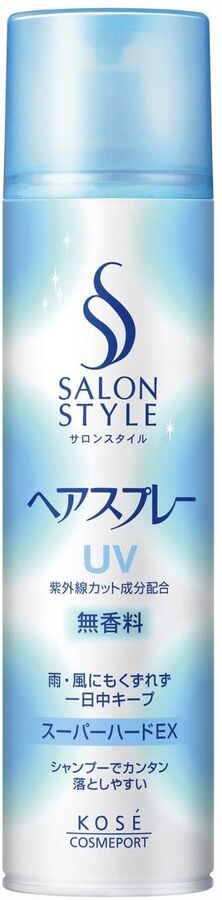 KOSE Salon Style Super Hard Hair Spray - лак для волос с экстрактами водорослей