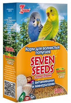 Seven Seeds корм для волнистых попугаев Витамины и Минералы 500г