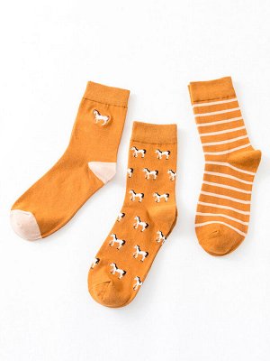 Набор мужских носков Лошадки (38-43 - 3 пары). Производитель: Caramella