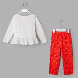 Детская пижама Bright Цвет: Красный, Белый. Производитель: KAFTAN