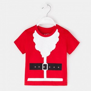 Детская футболка Santa Цвет: Красный (18-24 мес). Производитель: KAFTAN
