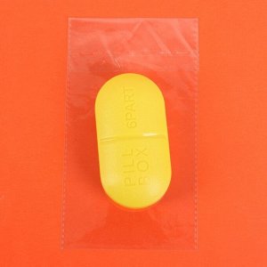 Таблетница «Pill Box», 6 секций, цвет МИКС