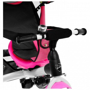 Велосипед трёхколёсный «Лучик Vivat 1», надувные колёса 10"/8", цвет розовый